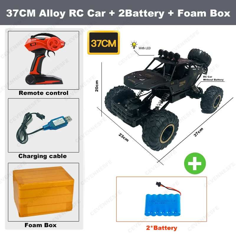 2020 New RC Car 1:12 4WD Updated Version 2.4G Radio Control RC Car Trend Toys Remote Control Car Off-Road Trucks Toys for Childr off road remote control car RC Cars