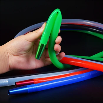 

1.8 Hookah Silicone Tube Hose Wooden Handle Hose Beautiful Hookah Nagier Filter Tip Water Pipe Hose Big Hole Waterfall N