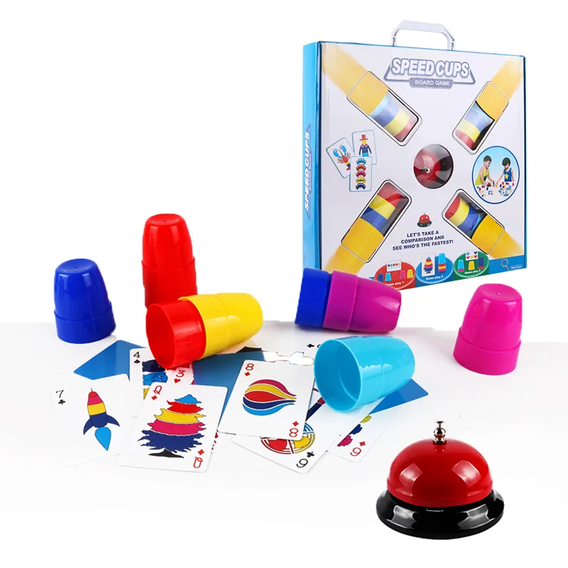 

Cross Border Hot Sales Fast Stacked Cup Speed Cups Educational Athletic Stacking Cup Fly Stack Children Desktop Scientific And E