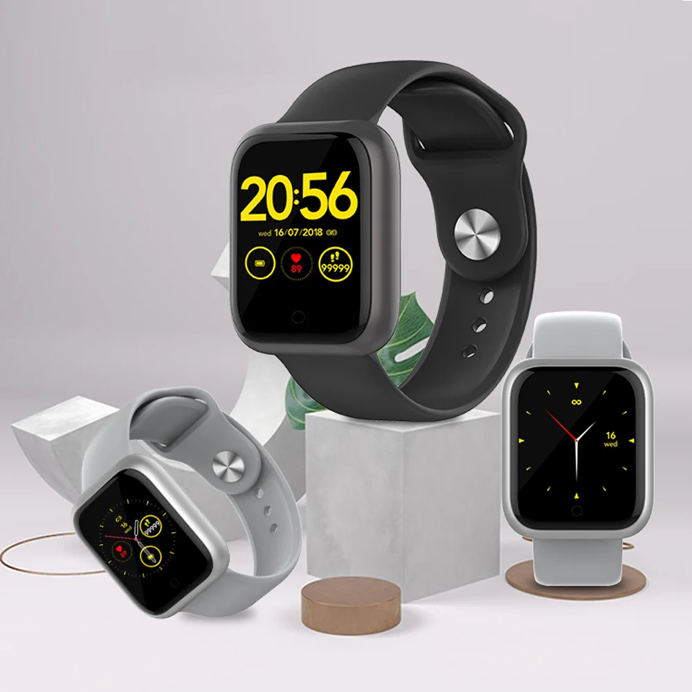 

FITUP GT1 Smart Watch IP68 Waterproof Smartwatch Heart Rate Monitor Multiple Sport Model Fitness Tracker Man Women Wearable