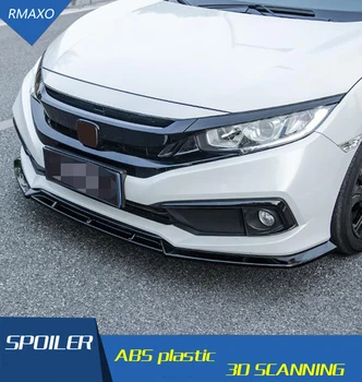 

For Honda Civic Body kit spoiler 2019-2020 Honda Civic WJK ABS Rear lip rear spoiler front Bumper Diffuser Bumpers Protector