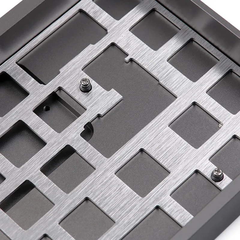 Teclado Mecânico de 67 68 Teclas Placa de Alumínio Cnc Placa de Posicionamento de Layout 65 Compatível com Tada68 Kbd65 Dz65 Rgb Tofu65 - Imagem 2