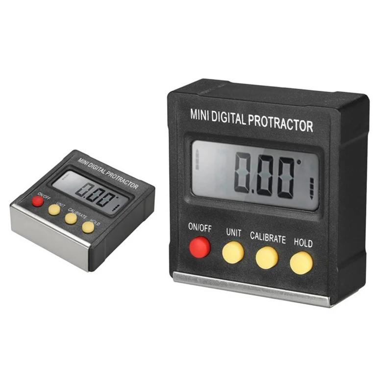 Mini Digital Protractor Inclinometer Electronic Level Box Magnetic Meter 