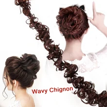 DIFEI, женские волосы, обмотка, волнистые, синтетические шиньоны для наращивания, для женщин, для ежедневного использования, высокотемпературное волокно, искусственные волосы