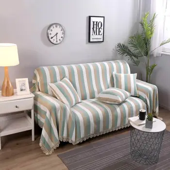 

Papa&Mima 1234 L Shape Full Cover Sofa Towel Thickened Jacquard Chenille
