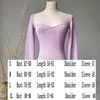 New spring and summer fashion women clothes cashmere sqaure collar full sleeves elastic high waist sexy pullover WK080 5