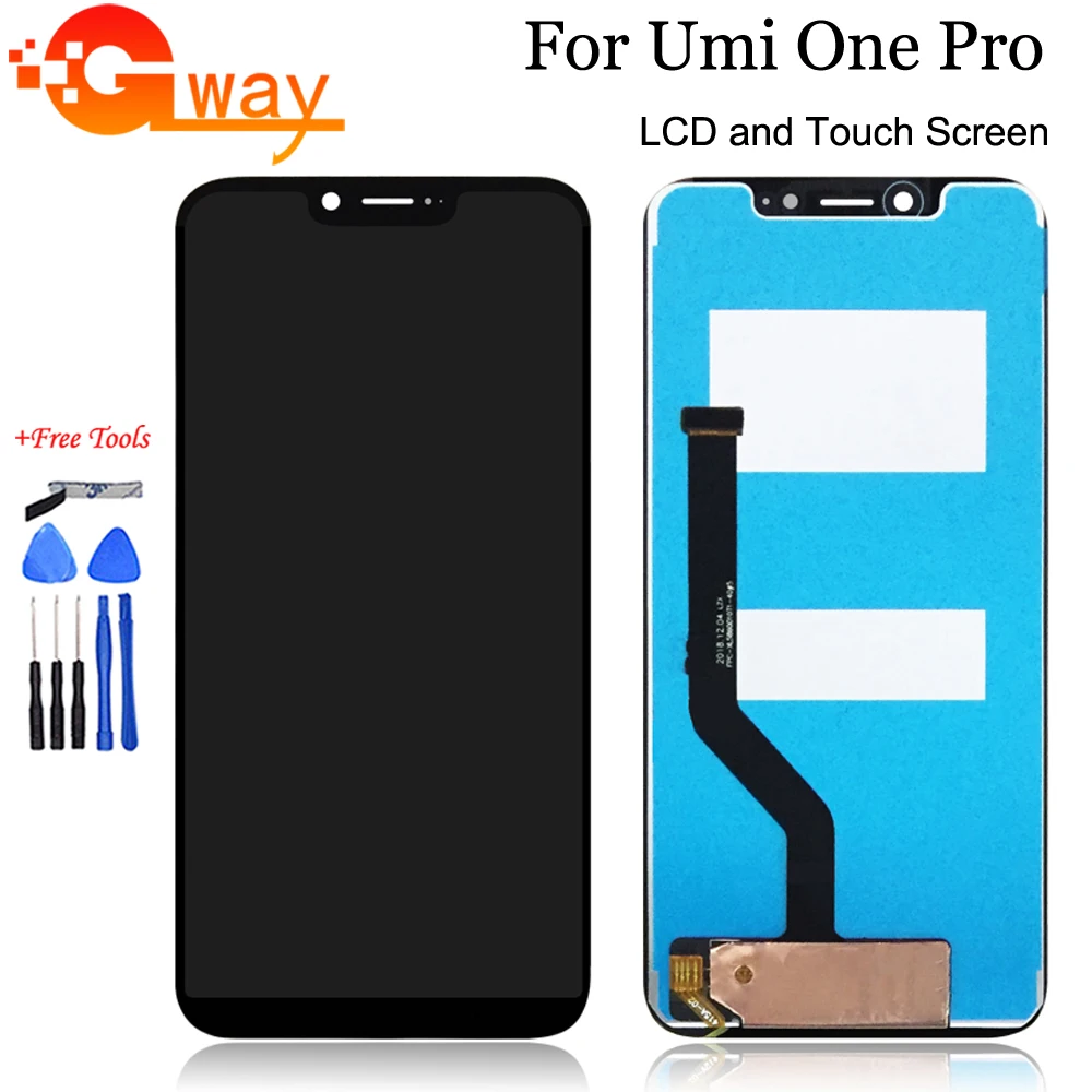 Черный ЖК-дисплей 5 9 дюйма для UMI UMIDIGI One Pro кодирующий преобразователь сенсорного
