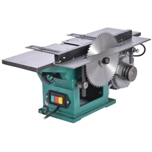 

220V 3800r/min Multifunctional Woodworking Saws Desktop Electric 120A Wood Planer Planing Machine With Backing and 1.3KW Motor