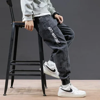 

VODOF ripped jeans for men blue jeans Regular Pencil Pants Full Length Hip Hop denim skinny jeans men