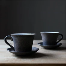 Винтажные креативные кофейные кружки, чайная чашка, большие товары для рукоделия, Fincan, простые кружки ручной работы, персонализированные простые LZI117