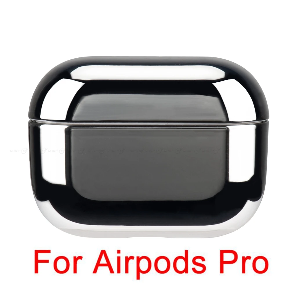 Золотой с гальваническим покрытием Жесткий ПК для AirPods 1 2 3 чехол Крышка Беспроводные Наушники Аксессуары для Airpods Pro цветной чехол для наушников - Цвет: 03