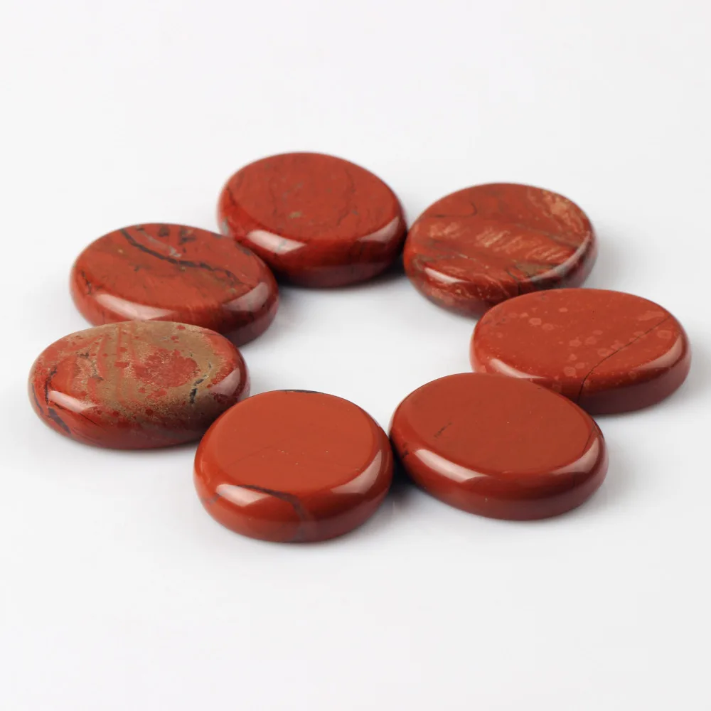 7 шт./лот пальмовый камень красная яшма натуральный лечебный Wicca Кристалл
