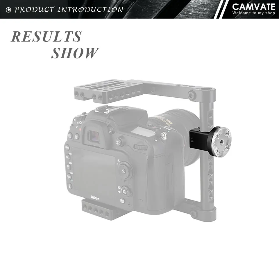 Standard 15mm Single Rail Rod Clamp With M6 Thread ARRI Rosette Mount For DSLR