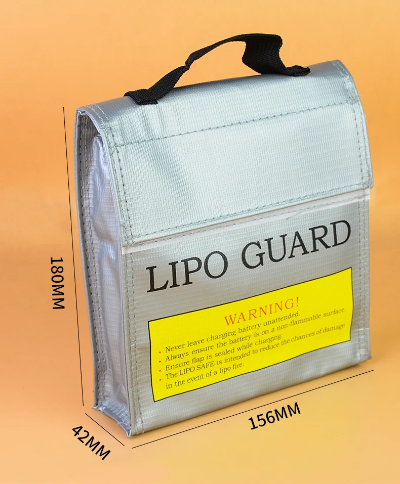 Organizer Batterie Lot De 4 Sacs De Sécurité Ignifuges - Protection Anti-Feu Pour Batteries Lithium Et Objets De Valeur Sac Sécurité Ignifuge