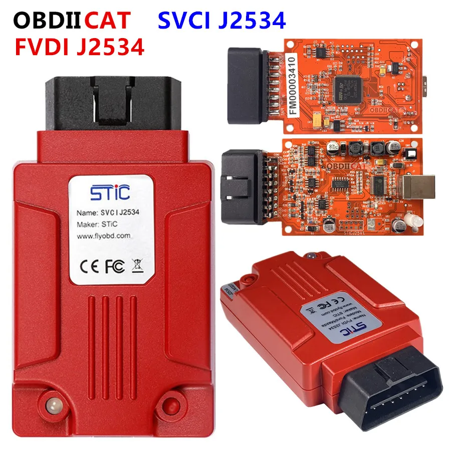 New FVDI J2534 Car Diagnostic Tool SVCI Better Than ELM327 ELS27 Support SAE J1850 Protocol Online Module Programming | Автомобили и