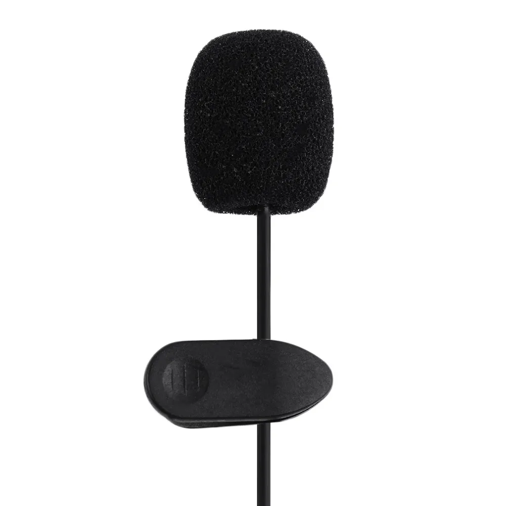 Портативный внешний 3,5 мм Hands-Free мини проводной воротник клип петличный микрофон для ПК ноутбук Lound Динамик Прямая поставка