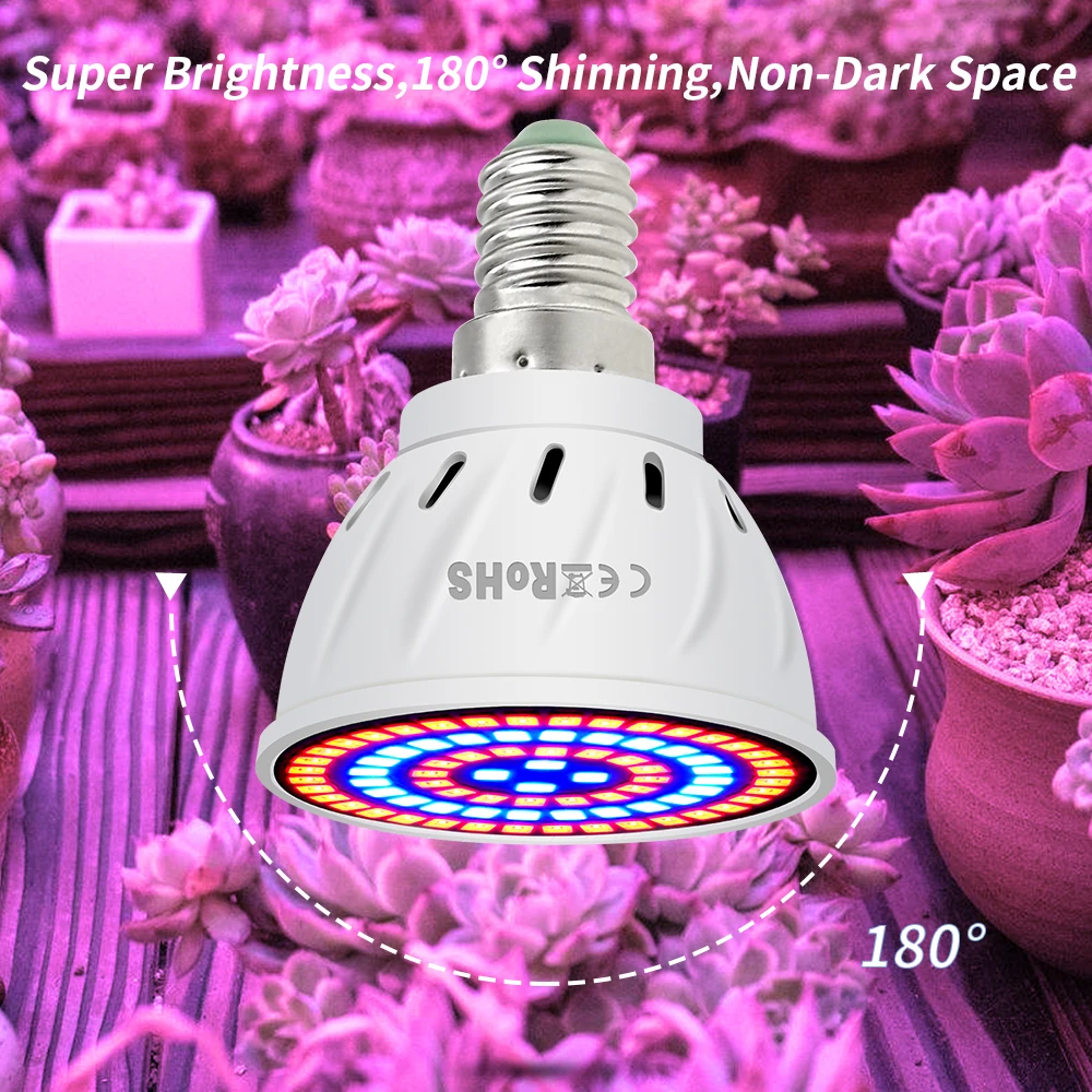 Grow Bulb LED Plant Light E27 220V LED Fitolampy MR16 Phyto Lamp Led Full Spectrum E14 GU10 Indoor Hydroponics Grow Tent Lights