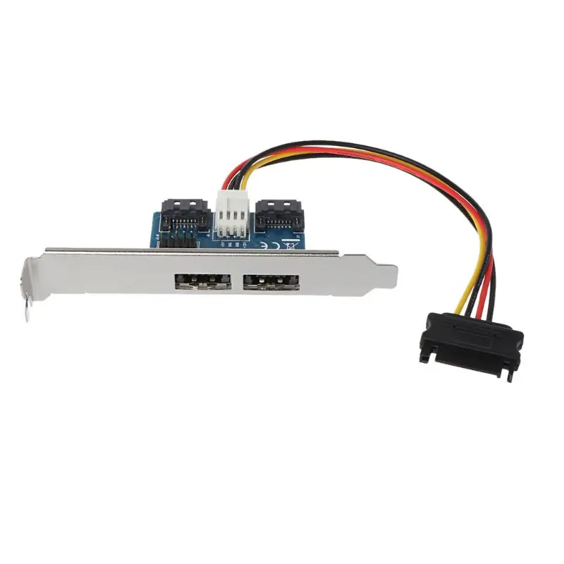 

SATA Dual Port to Double Power Over ESATA 12V+5V Adapter Convert Expansion Card
