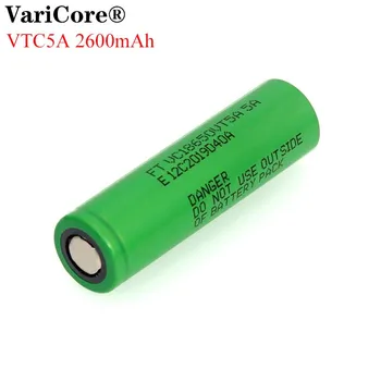 

VTC5A 2600mAh 18650 Lithium Battery 20A 30A Discharge VC18650VTC5A for E-Cigarette ues