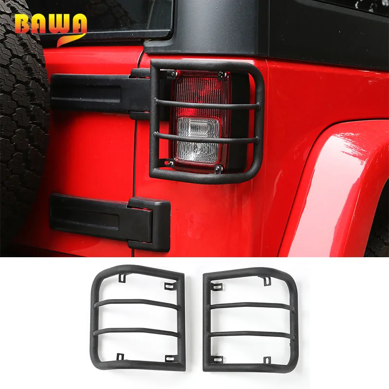 BAWA Car Tail Light Cover, guardas de metal, protetor de luz traseira