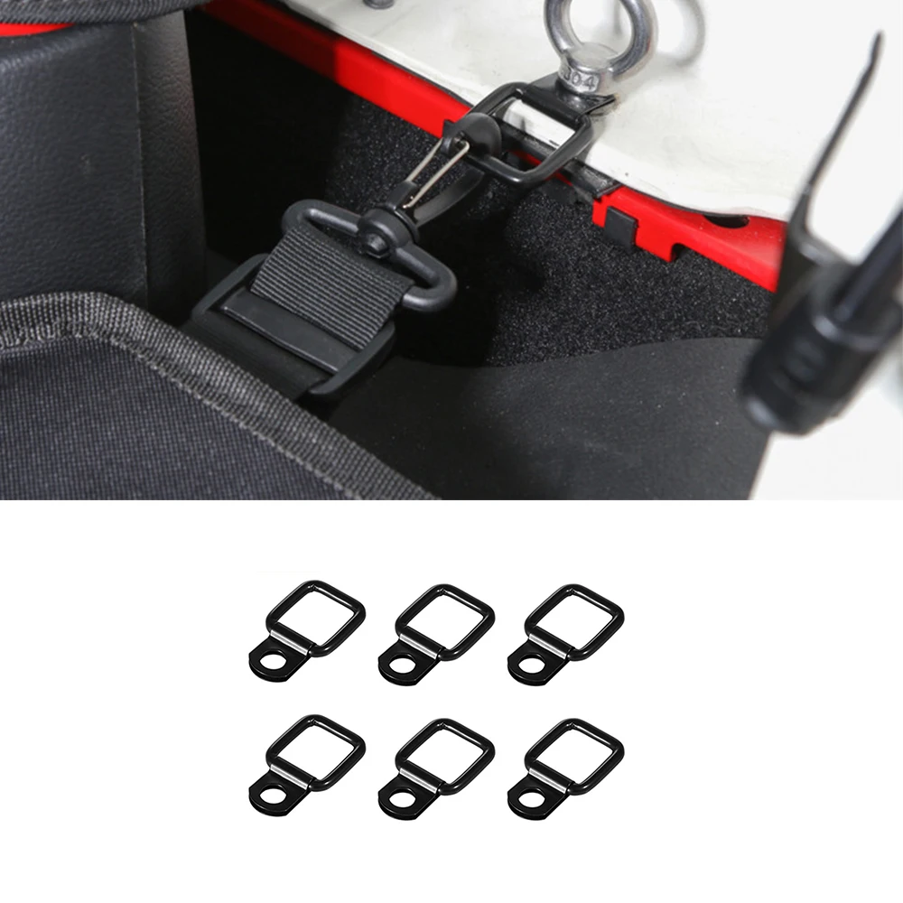 Roof Screws Pull Buckle Decoration for Jeep Wrangler JK JL 2007-2020 2021 2022 BJ40 2/4-Doors Car Interior Accessories Black | Автомобили