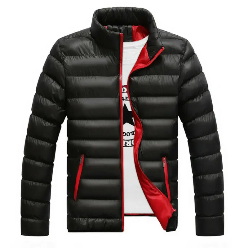 Men Skiing Jackets Parkas Winter Warm Coat Casual Stand Collar Thick Parkas Men Long Sleeve Overcoats Plus Size M-4XL winter jacket ski jacket
