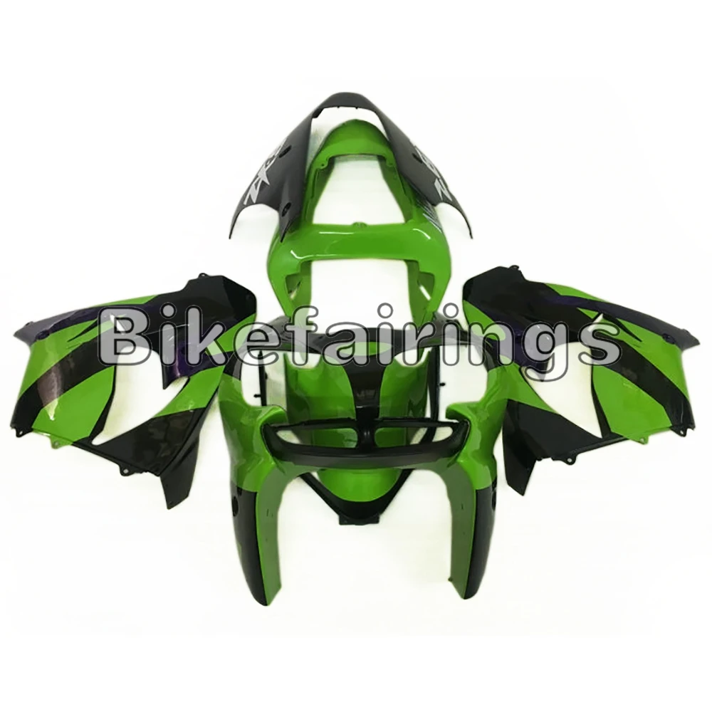 Для Kawasaki ZX-9R ZX 9R 2002 2003 zx9r 02 03 ABS Пластиковый обтекатель комплект впрыска зелено-черный кузов комплект