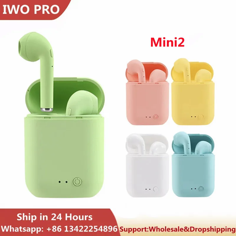 Беспроводные наушники Mini2 TWS 2020 Bluetooth 5 0 матовые наушники-вкладыши Air Macaron с