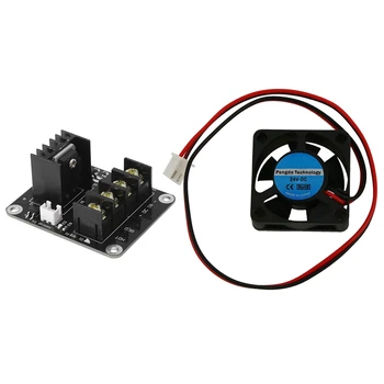 

1 Pcs 3D Printer 24V Cooling Fan - 30Mm - Extruder Fan - RepRap with 1 Pcs 3D Printer Heated Bed Power Module 210A MOSFET Upgrad