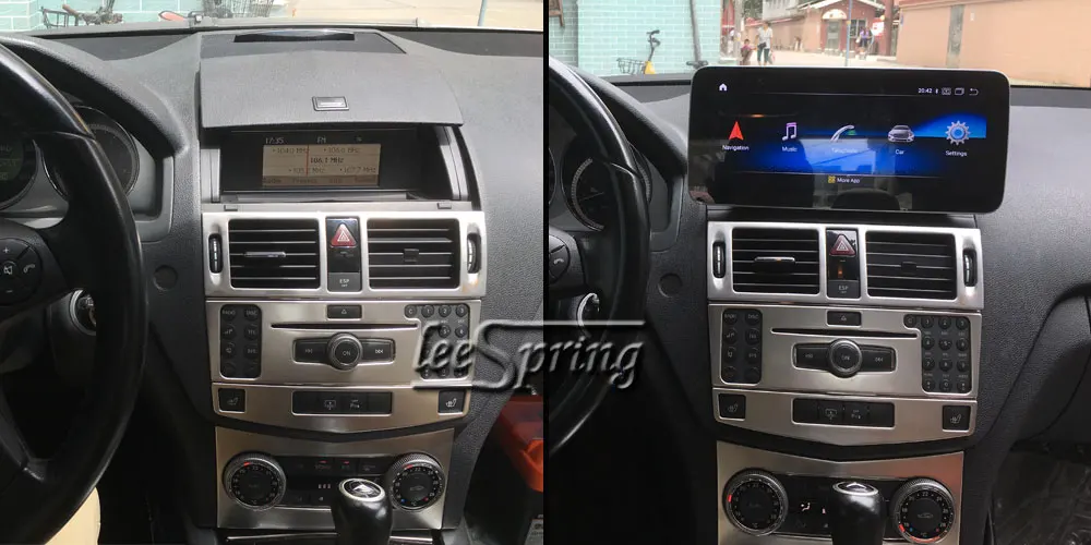 Модернизированный автомобильный Экран специально для Mercedes Benz C class W204 W205 NTG 4,0/4,5/5,0 автомобиля gps media player
