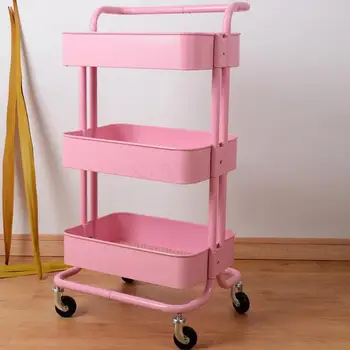

Beauty Salon car Baby Mobile Wheelbarrow Snack Shelf mobile wheeled cart snacks shelf rack kitchen trolley