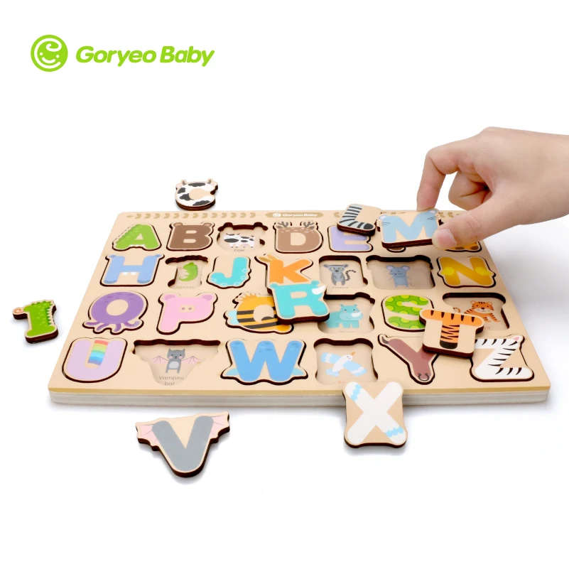 Обучающая игрушка Монтессори, логарифмическая доска в цифровой форме, Когнитивное обучение, головоломка в форме животных, алфавит, игрушки для детей