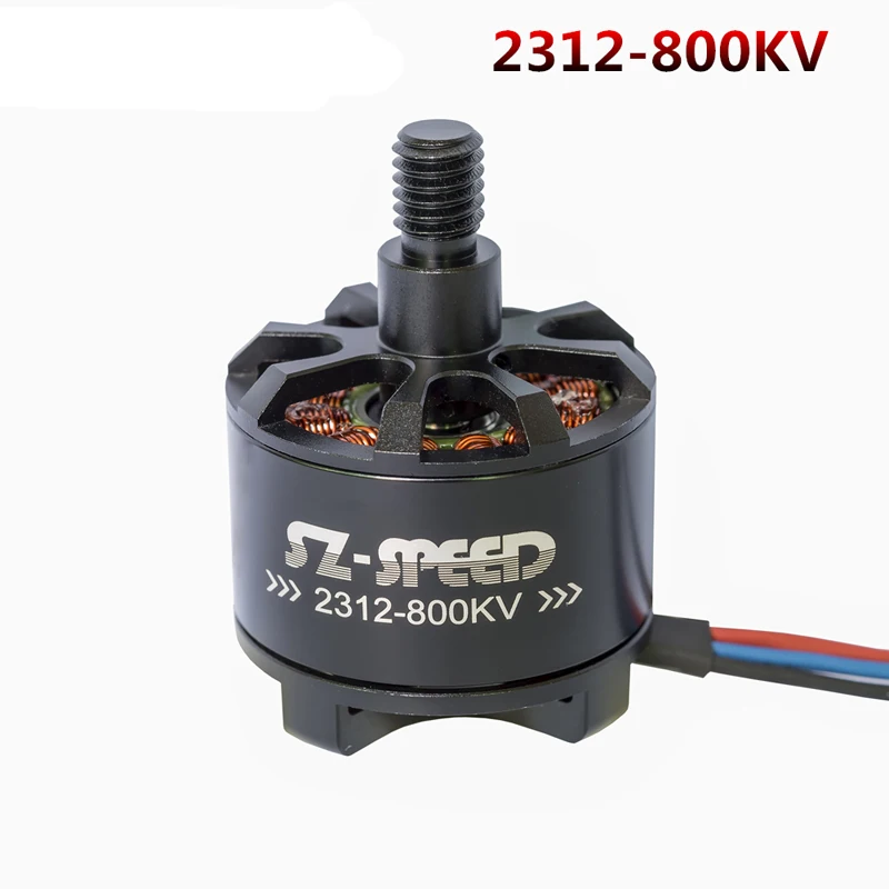 1 шт. SZ-SPEED 2312 800 кв бесщеточный двигатель 3-4S CW CCW двигатель постоянного тока для RC FPV Квадрокоптер гоночный Дрон