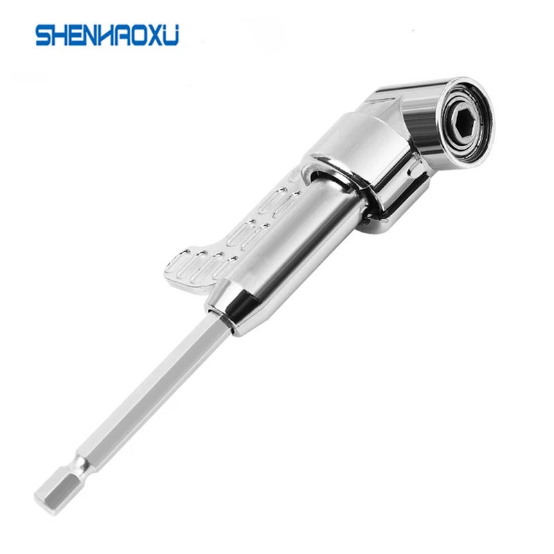 plastic screwdriver holder 1 4 6 35mm 10 12 holes hex hand shank screwdriver bits storage strip tools accessories Drill Bit 6.35MM Hex Shank Tool Accessories 105 Degree Corner With Handle Electric Screwdriver Angle Head Extension Hand Tool