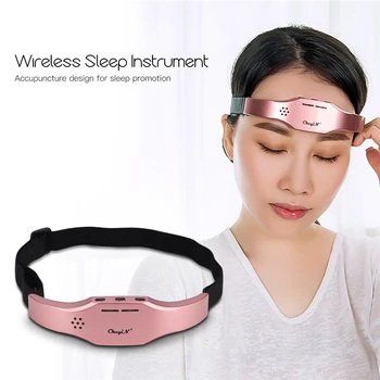 

Low Frequency Pulse Stimulate Head Massager Wireless Stress Relief Brain Massage Helmet Unisex Sleep Therapy Device Sleeping Aid