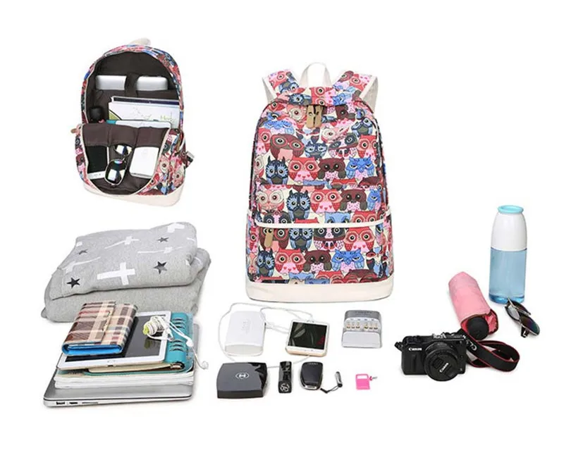 College Wind Schoolbag Backpack Female Teenage Girls High School Student School Bags Bagpack Women Bags Large Capacity New