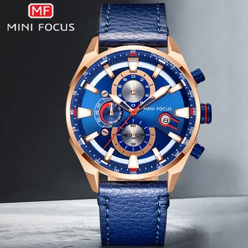 

Fashion Business Mens Watches Military Waterproof Male Clock Leather Strap Chronograph Sport Quartz Watch Relogio Masculino