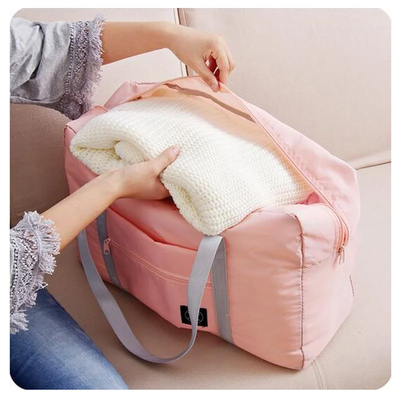 Nylon Foldable Travel Bags Handbags Waterproof Bags For Business And Travel Large Capacity Shoulder Hand Bag