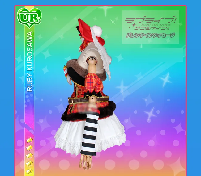 Индивидуальный размер Lovelive Sunshine Aqours Рождественский хор Руби Куросава косплей костюм лолита платье uniиз аниме одежда наряды