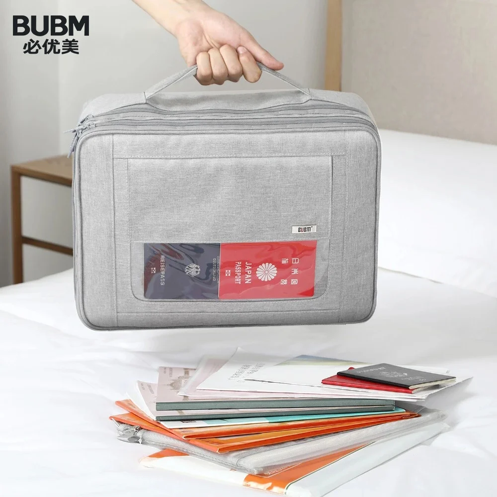 Многофункциональный органайзер для важных документов BUBM сумка хранения