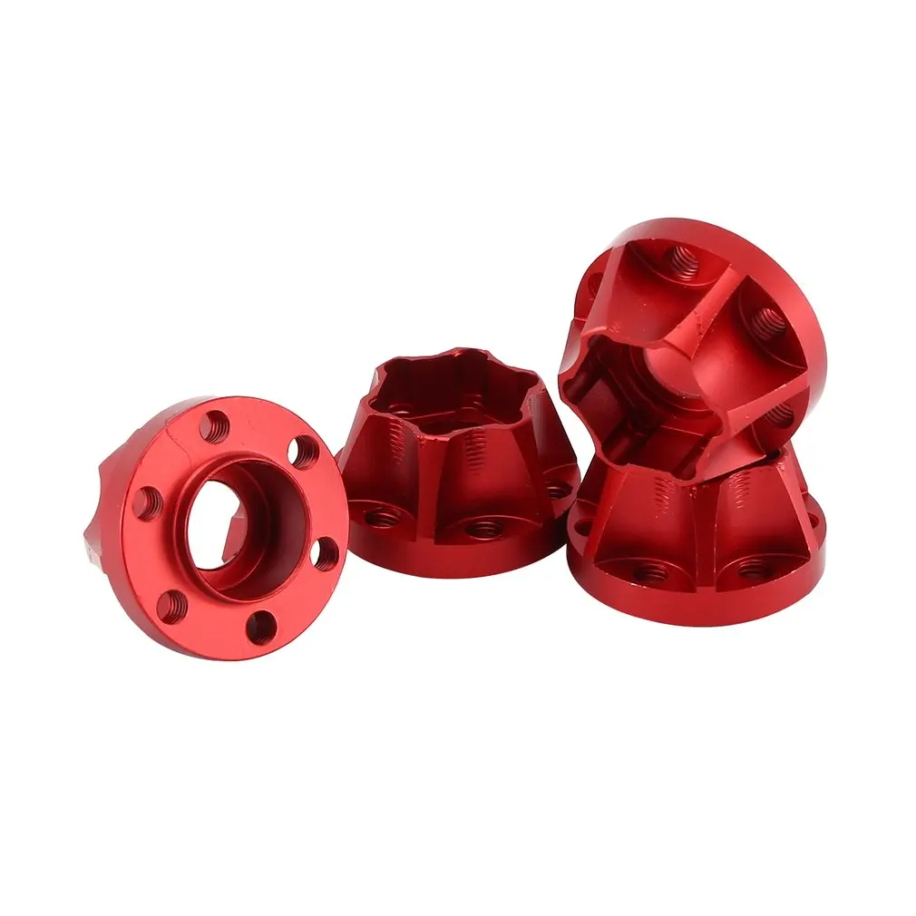 

4PCS Aluminum Alloy 9mm Wheel Hex Hub Wheel Adapters For 1/10 RC Crawler 1.9 2.2 Wheel Rim Axial SCX10 Traxxas TRX4 D90