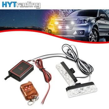 

2 in 1 Wireless Remote Strobe Warning Light Flashing Firemen Lights Car Truck Light LED DRL Ambulance Police Light 12V