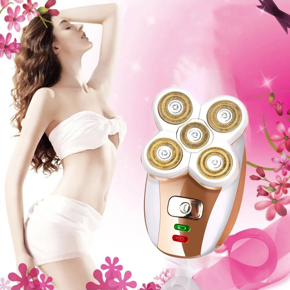 Для Sonax Pro Lady бритье Usb зарядка пятиточечное плавающее средство для удаления волос Бритье стрижка мытье лица щетка