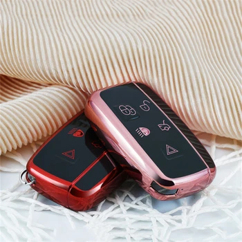 

New Soft TPU Car Key Case Shell For Land Rover A9 Range Rover Sport Evoque Freelander 2 Jaguar XE XJ XJL XF C-X16 V12 Guitar F X