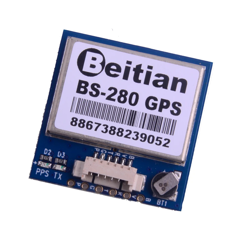 Модуль gps приемника Beitian BS 280 Glonass BeiDou UART TTL RS232 с вспышкой + GPS антенна для Pixhawk