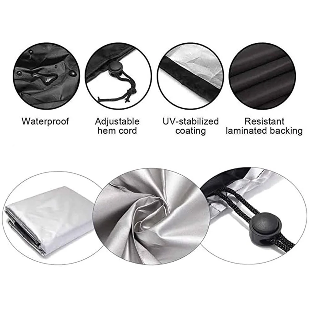 Patio Furniture Cover Large Outdoor Furniture Cover, Waterproof, Rain And Snow Proof Dust And Wind Proof, Uv Proof Cover