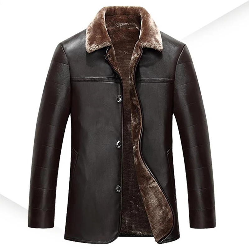 Купить Зимнее Кожаное Пальто Мужское