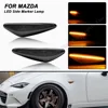 2Pcs For Mazda MX-5 ND RX8 6 Atenza GH 5 Premacy Fiat 124 Spider Nissan Lafesta Dynamic LED Side Marker Light Turn Signal Lamp