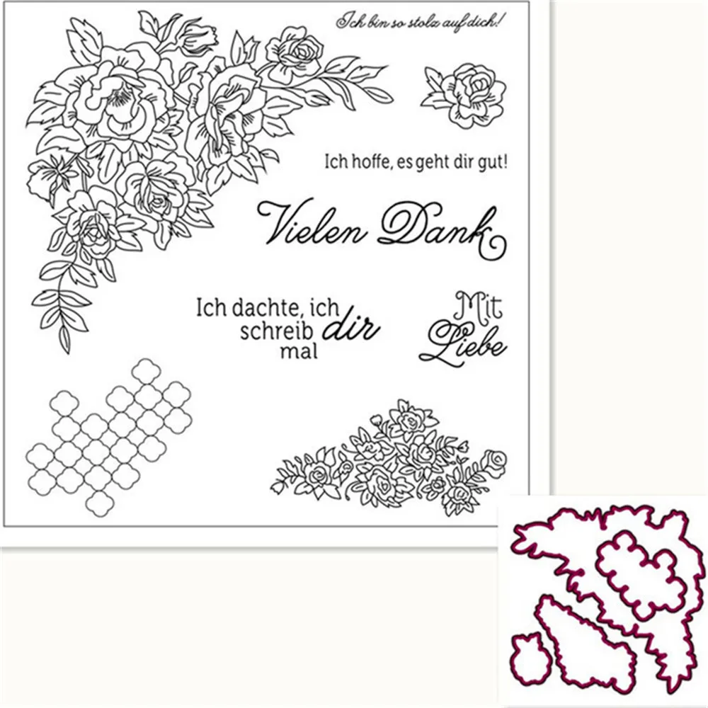 

German Metal Cutting Dies and Stamps Stencils for DIY Scrapbooking Album Stamp Paper Card Embossing New Die Cut 2020 New Dies