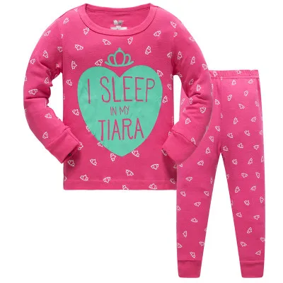 Повседневные наборы пижам для девочек; детская хлопковая домашняя одежда для сна; комплекты одежды для мальчиков; пижамные комплекты с героями мультфильмов; детские пижамы; комплект одежды - Цвет: Model 8